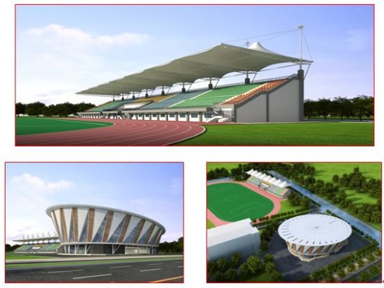 實(shí)驗(yàn)中學(xué)啟動(dòng)體育看臺(tái)和體育館工程