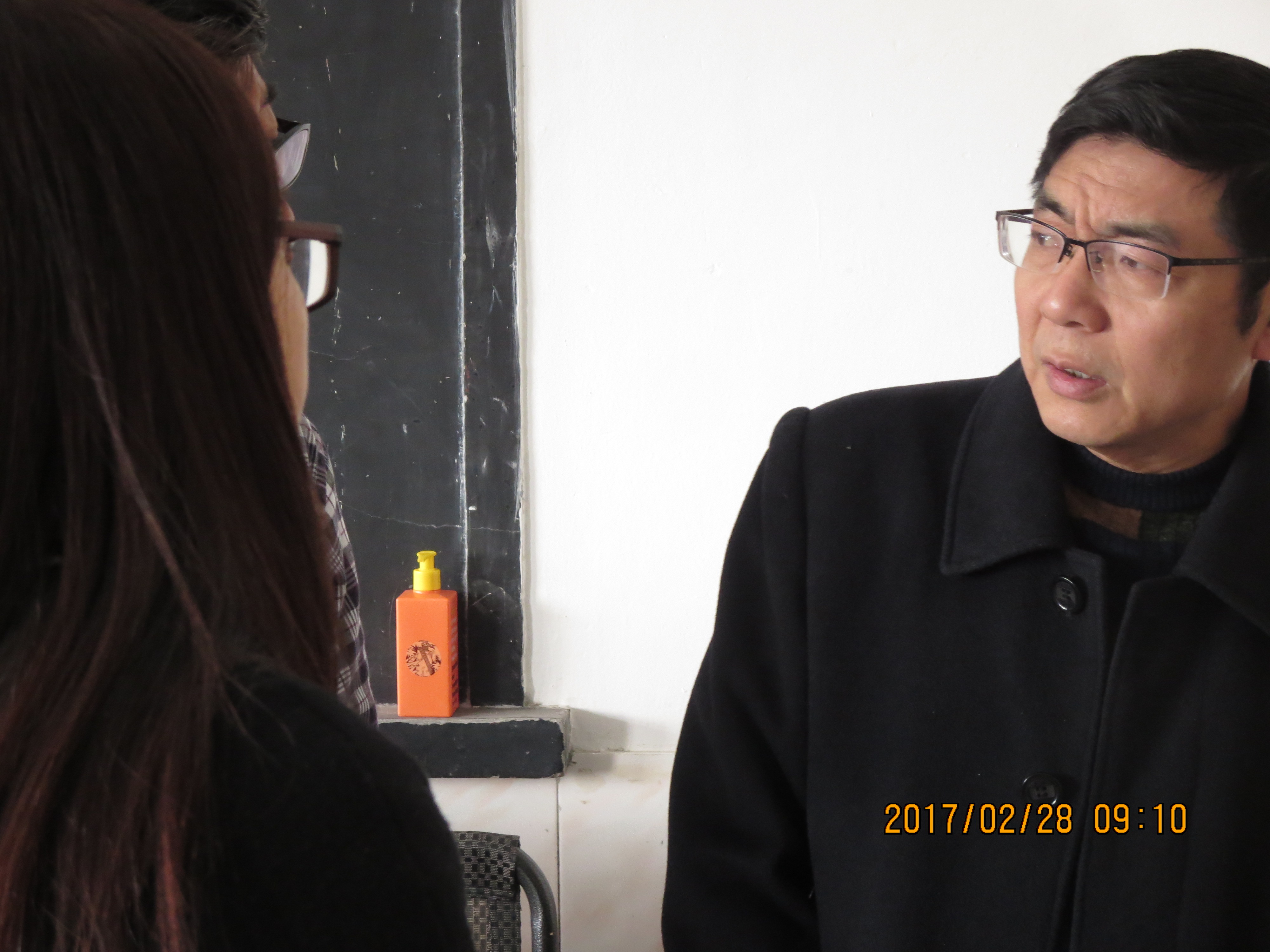 市教研室專家指導我校初中教學工作